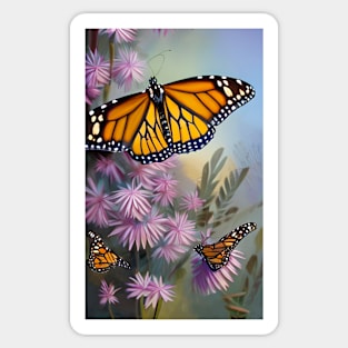 Monarch butterflies Sticker